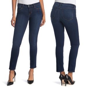 ✨NWT✨ L'AGENCE Coco Mid Rise Slim Stretch Straight Skinny Jeans Tru Blue Sz 25